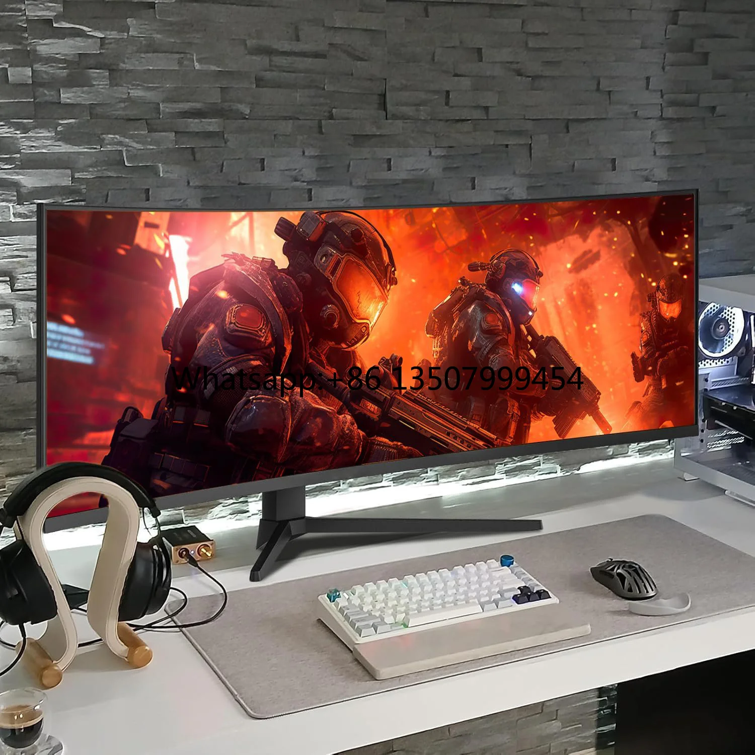 49 Inch 5K 5120*1440 Curved Gaming Monitor 240Hz 100%sRGB Ultra-Wide LCD/LED Screen for PC/Console