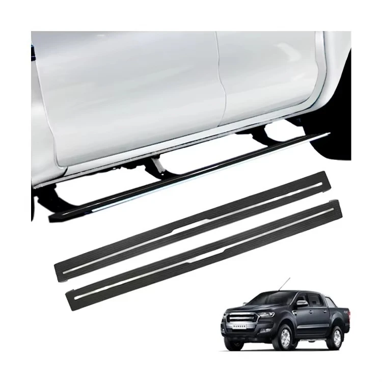 

Для Ranger Raptor Wildtrak 2015+ электрическая подножка, водонепроницаемая боковая подножка, изготовленная из пластика