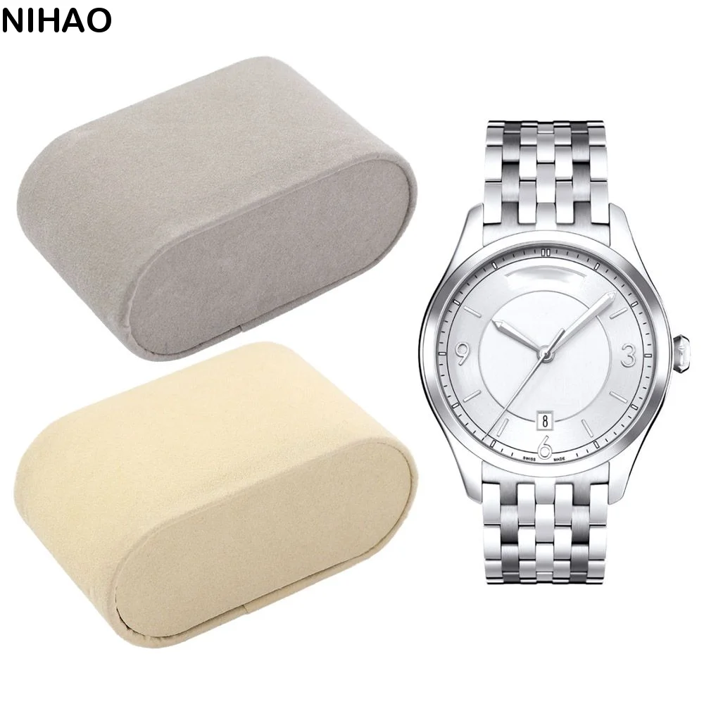 Elegant Solid Stand Cushion For Women Men Portable Bracelet Display Holder Korean Watch Pillows Simple Bangle Display Pad