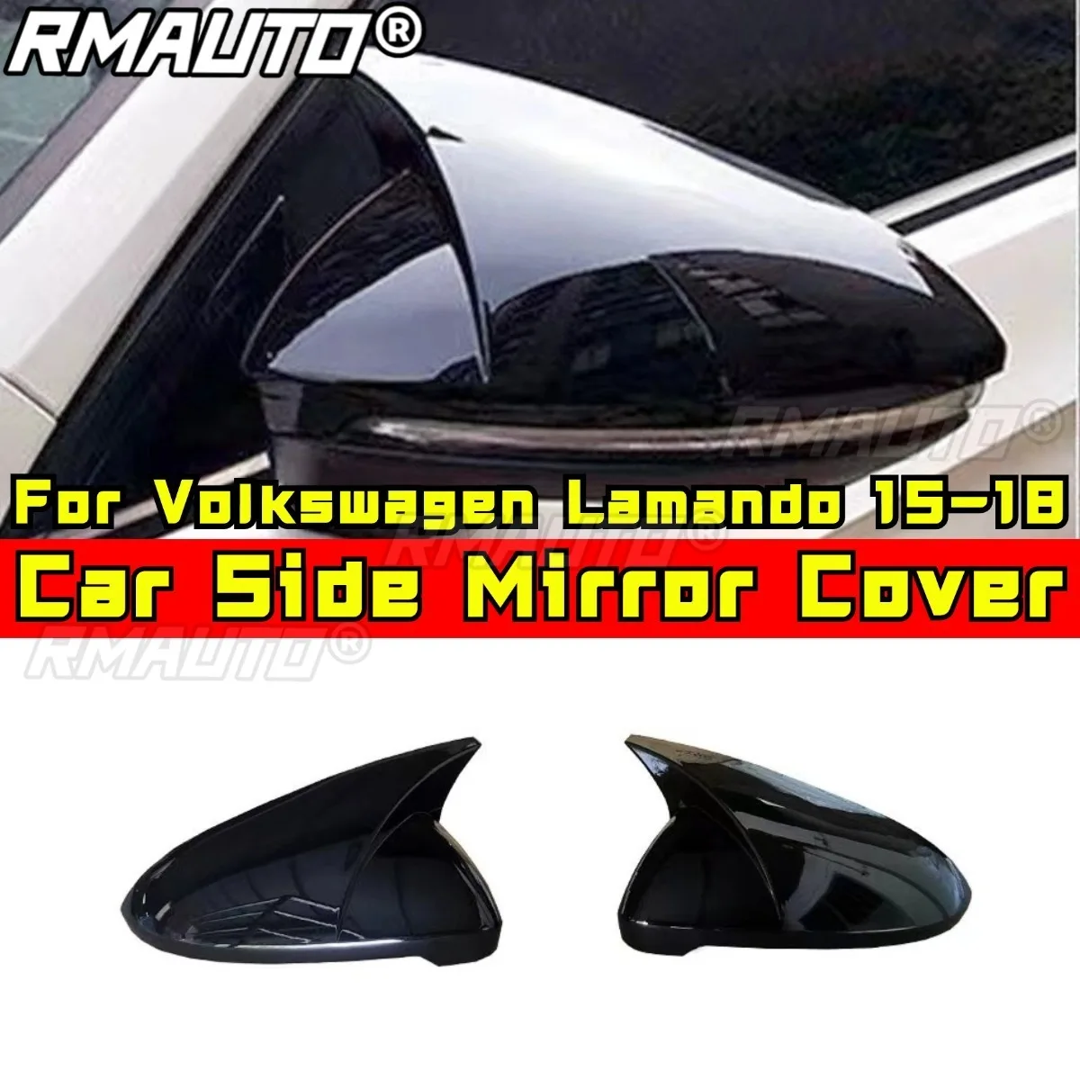 

For Volkswagen Lamando 15-18 Body Kit Car Rearview Cover Protect Side Mirror Cover Rearview Mirror Cover Trim Modification Part