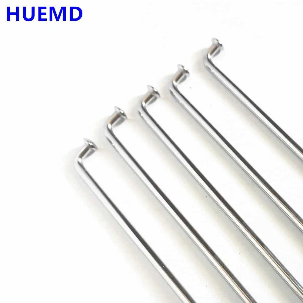 36pcs/lot Material 304 Stainless Steel 9G Diameter 3.5mm Length 100-235mm Motorcycle Spokes J-bend E-Bike Motor Spokes