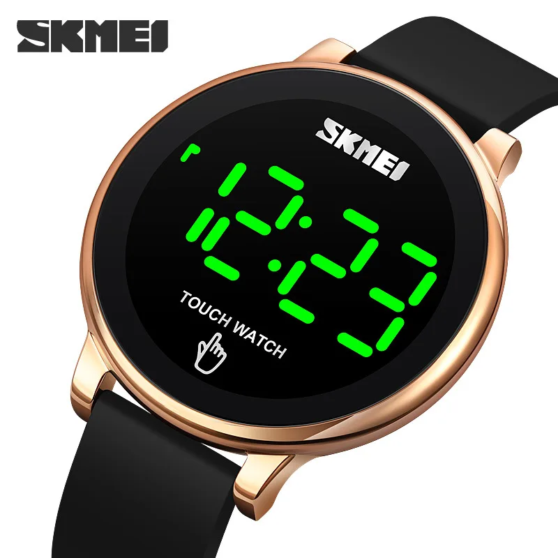 Skmei LED Electronic Watch Multifunctional Waterproof Sports Watch Simple Men and Women Luminous Electronic Watch
