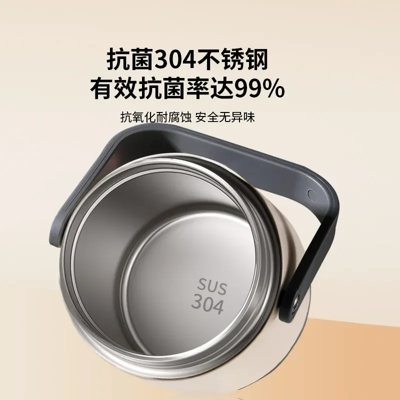 for Thermal Insulation Lunch Box with Plug in Heating 24 Hours Multi Layer Rice Bucket Pot for Car Office Workers