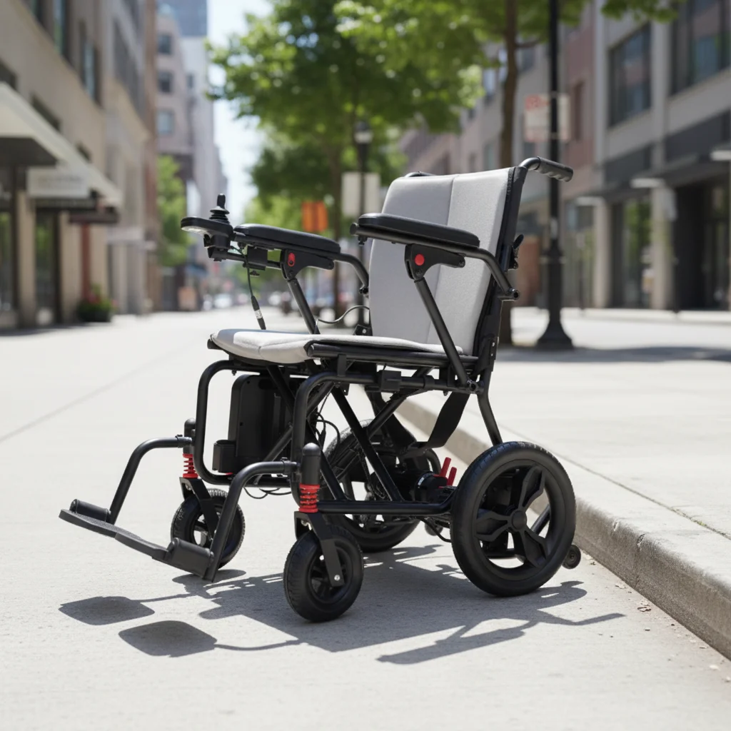 Electric Scooter for Disabled Adults Foldable Design 200W Motor Rehabilitation Therapy Supplies