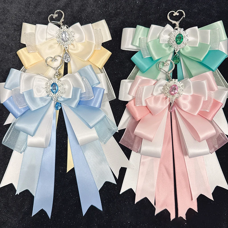 

Ladies' Bag Pendant Ins Japanese Bow Kawaii Sweet Cute Bag Charms High Quality Lolita JK Cos Accessories For Girl Wholesale
