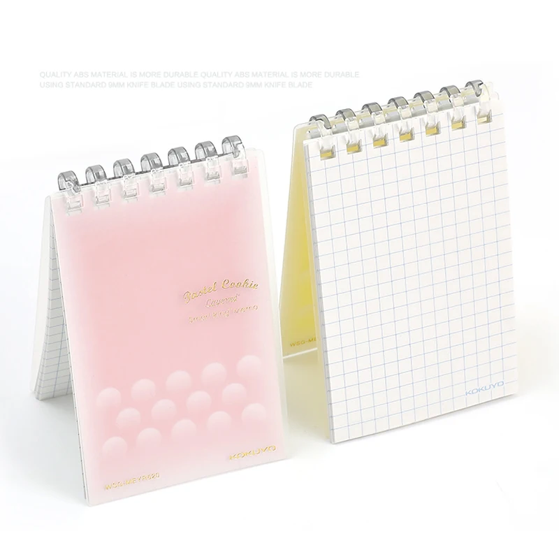 Japan KOKUYO Licht-farbige Mini Tasche Lose-blatt Notebook A7 Spule Abnehmbare Student Tragbare Memo Management Plan Grid buch