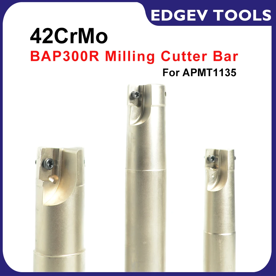 BAP300R Milling Cutter 10 20 25 32mm,APMT1135 Insert BAP 300R Endmill Tool Holder For Right Angle End Mill APMT APKT 1135 PDER