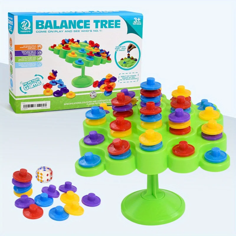 เด็กพลาสติกซ้อนตลกเกม BALANCE Travel เกมครอบครัวของเล่นเด็กเดสก์ท็อปเด็ก Interactive ปริศนาของเล่น