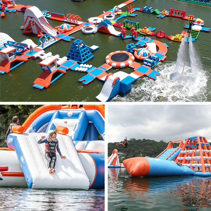 ！@Popular THL PVC Commercial Outdoor Inflatable Water Park Equipment Custom Capacity Guangdong Origin for Sea Water Play Floatin