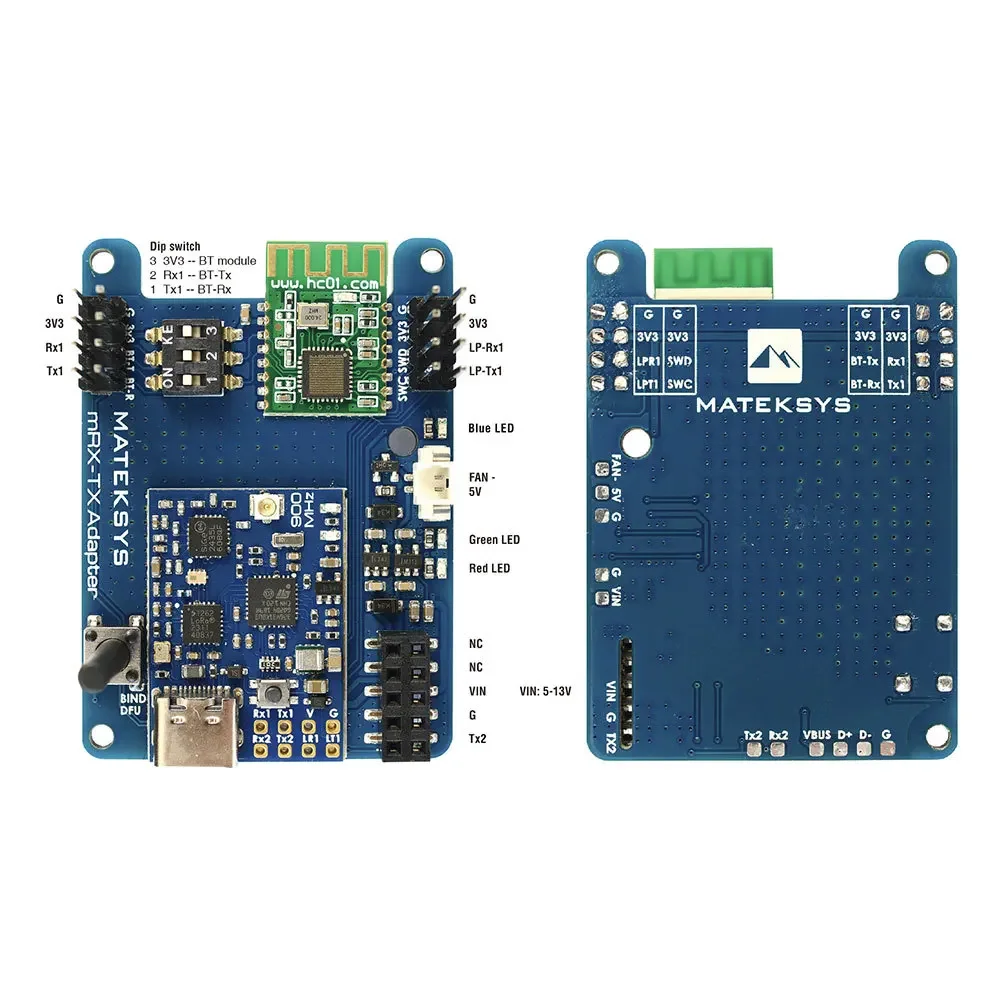 AvaCoreMatek MLRS MAVLink 900MHz TX Module Kit MR900 30 For Drone RC Aircraft Telemetry System