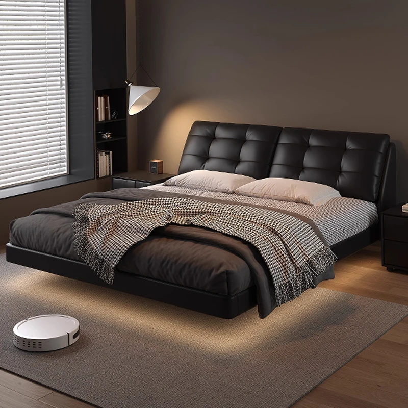 

Minimalist Bedroom Bed Lamp Waterproof Modern Sleeping Queen Bed Nightstands Double Mobili Per La Casa House Accessories