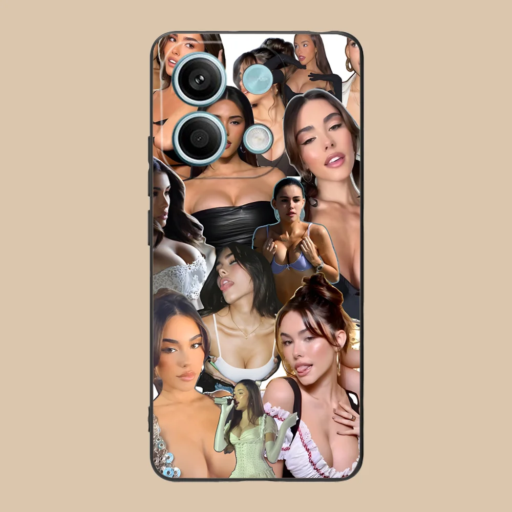 حافظة هاتف ماديسون بيرة لهاتف شاومي 15 14 13 12 11 10 9 T Ultra Lite Pro S SE X 5G غطاء أسود للهواتف الذكية