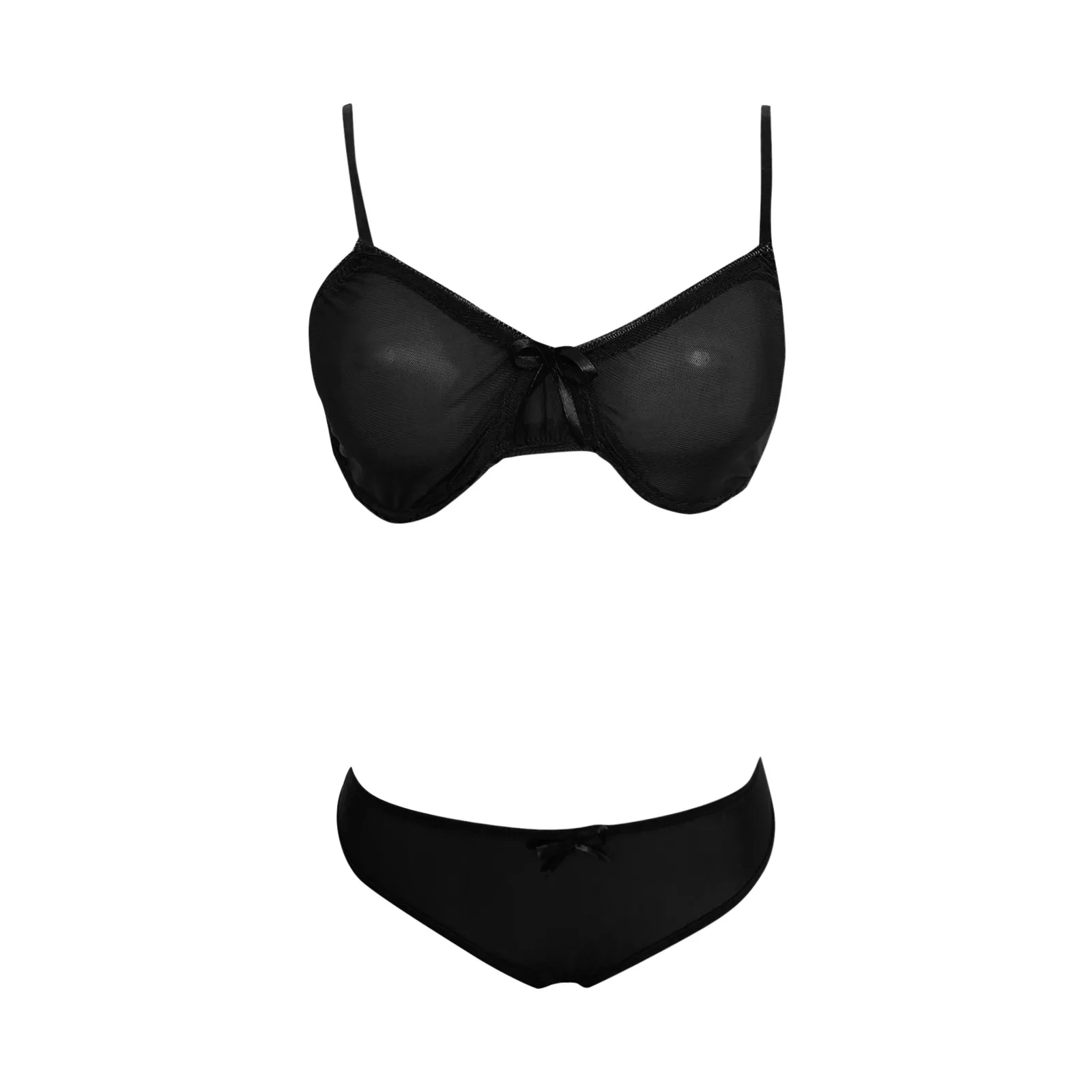 Bra And Brief Lingerie Sets Women\'s Underwear Suits Sexy Solid Color Erotic Lingerie Set Female Set Bra Panties Set Underwear