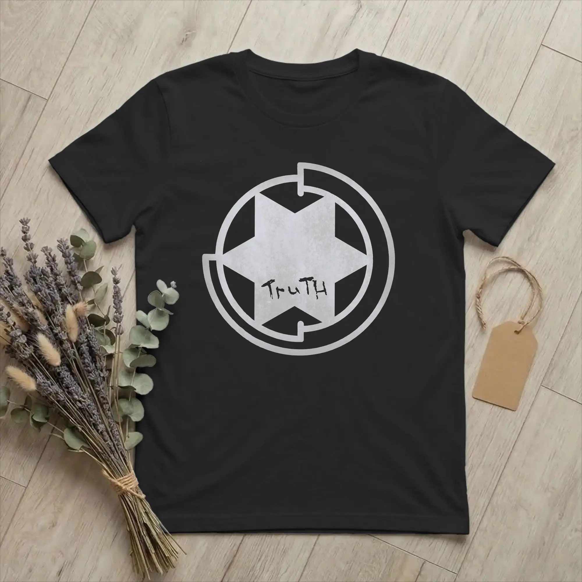 Men's T-Shirt  Silos Truth Badge Sheriff Holston Funny 100% Cotton Tee Shirt Short Sleeve TV T Shirt Crew Neck Clothes Party