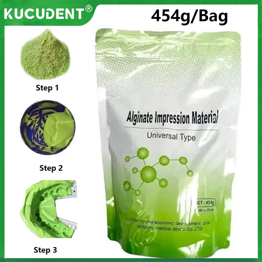 

Dental Alginate Impression Material High Precision Denture Mold Plaster Putty Jaw Teeth Model Impressing Gypsum Powder Universal