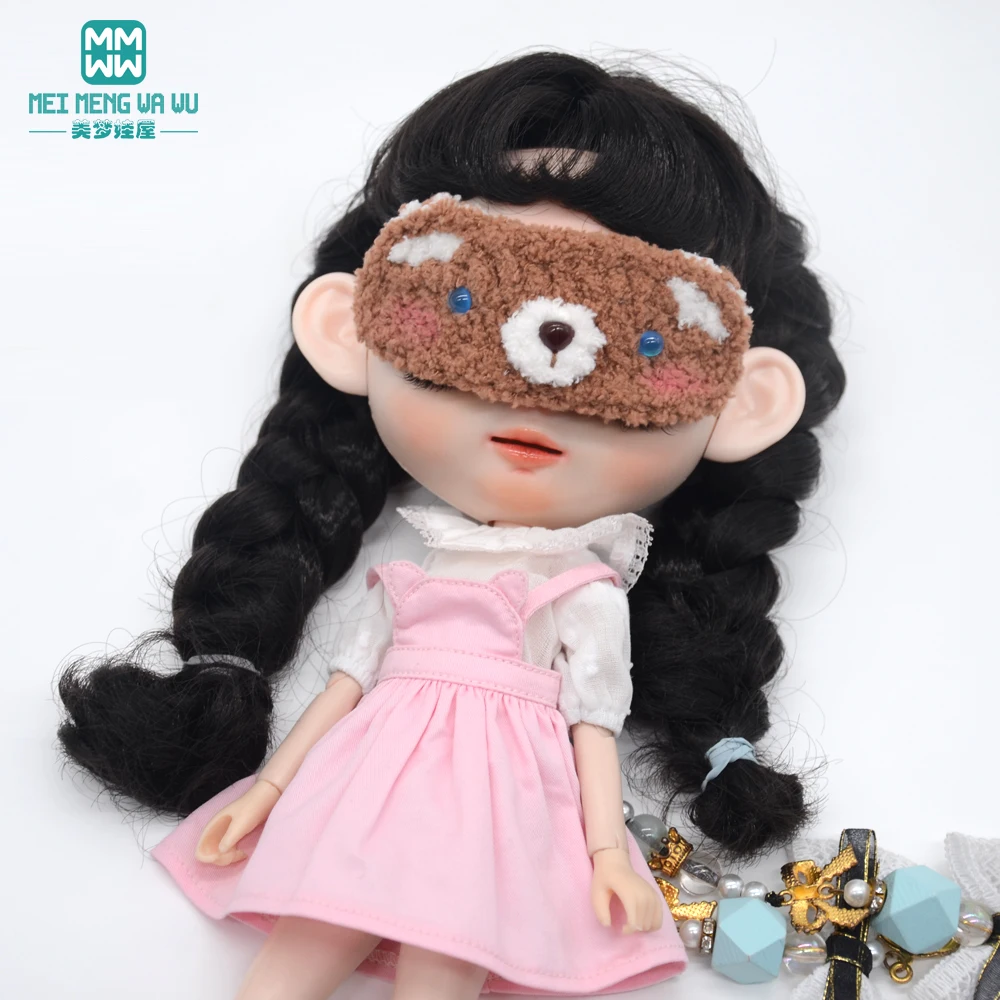 Blyth Doll accessories Fashion cartoon eye mask for Azone OB FR girl Toys gift