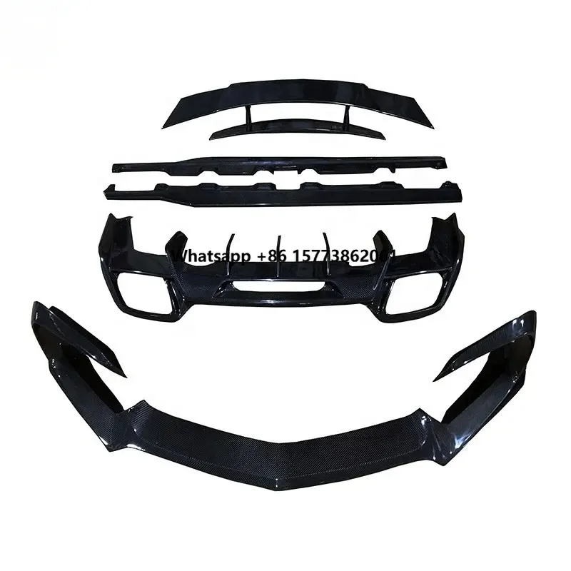 

RZ Style High Quality Carbon Fiber Body Kit for 15-17 for GT/GTS/GTC New Rear Diffuser Front Lip Side Skirts
