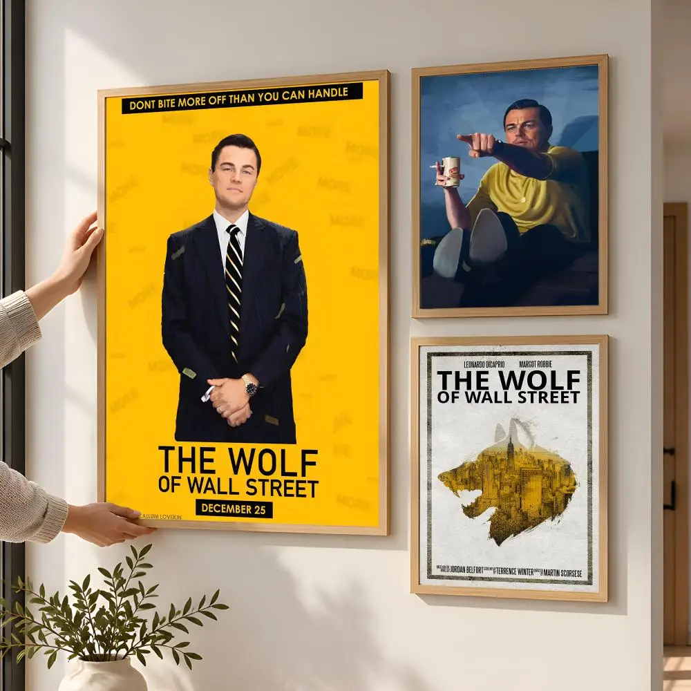The Wolf Of Wall Street Money Is King Famous Movie Poster Wall Art Home Decor Living Room Bedroom Office Dorm Apartment Gift - view 4