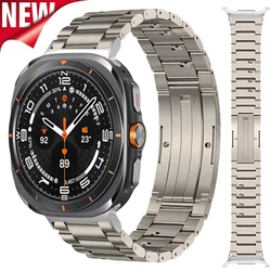 Titanium Strap for Samsung Galaxy Watch 7 Ultra 47mm Luxury Metal Band Correa for Galaxy Watch 7 Ultra Quick Release Bracelet