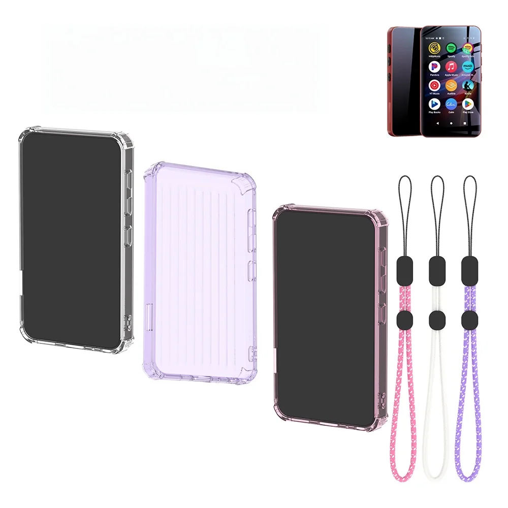 TPU Transparent Protective Cover Suitable For Innioasis G5 MP3 Player Explosion Proof Protective Cover Reduces Falling Injuries