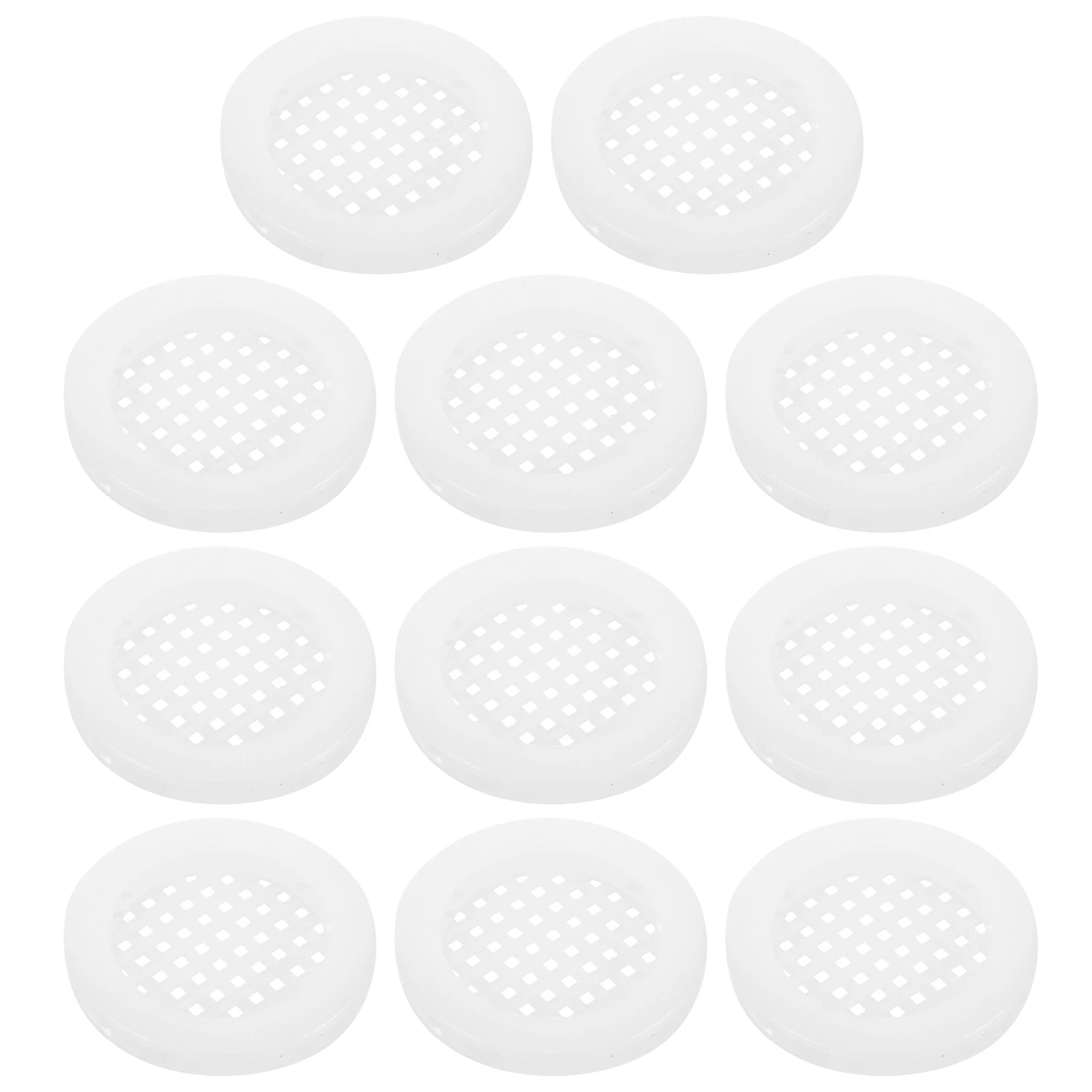 20 قطعة غطاء فتحة التهوية المستديرة لباب الخزانة نظام تهوية سوفيت تحت غطاء ديكور تدفق الهواء للخزانة سهل التركيب بدون أدوات