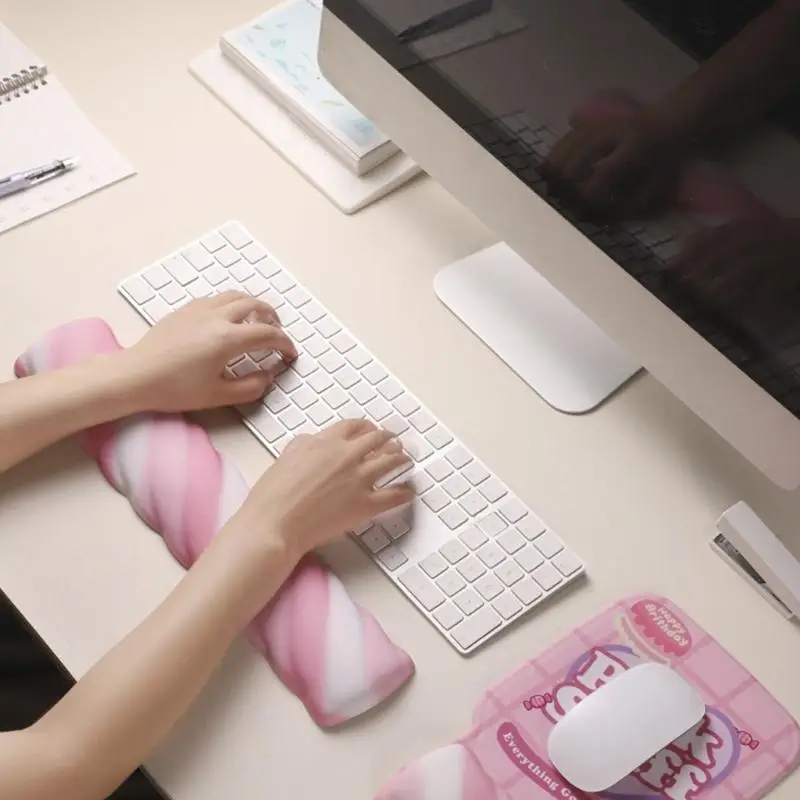 Reposamuñecas ergonómico silicona – Soporte para teclado ordenador - imagen 5