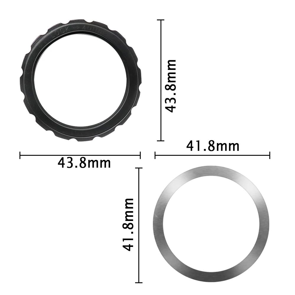 Pieza de bicicleta ALLTOO para Campagnolo Fulcrum BORA WTO Centerlock, anillo de bloqueo del Rotor del freno de disco, anillo de bloqueo para frenos de disco AFS: M1-101B