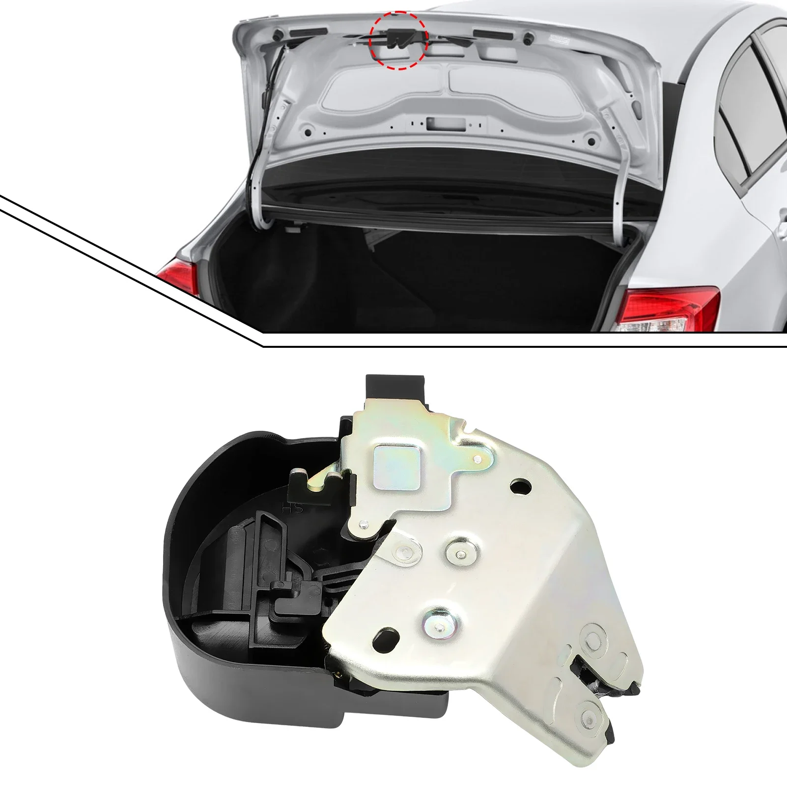 

ZC581SB Защелка замка багажника, совместимая с Honda Civic 2013-2015 гг.