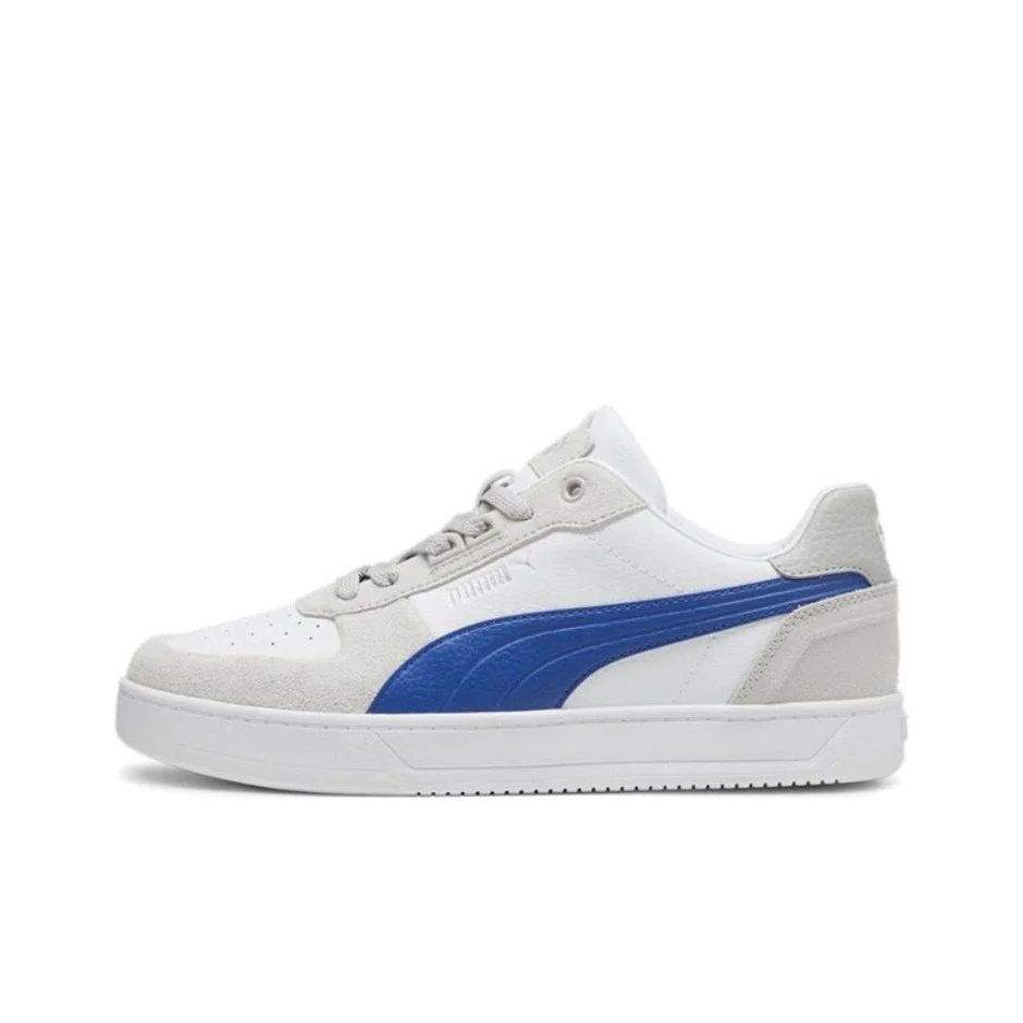 PUMA Caven Skateboard Shoes Unisex Low Top White Blue Gray 395080-02