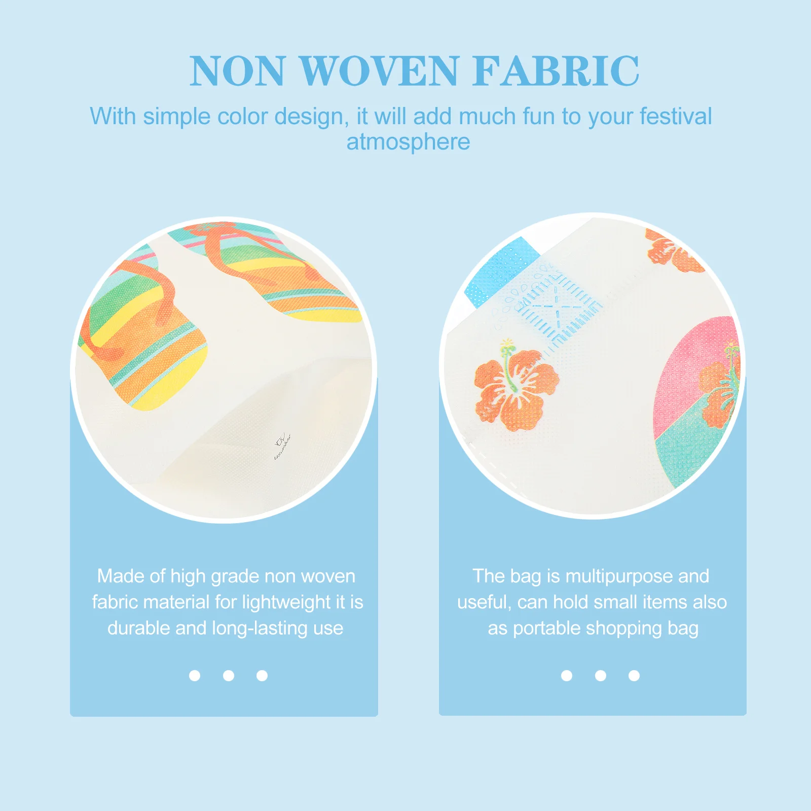 

12Pcs Non-Woven Party Gift Bags Portable Reusable Candy Bag Versatile Gift Packaging Bag for Holiday Birthday Celebration