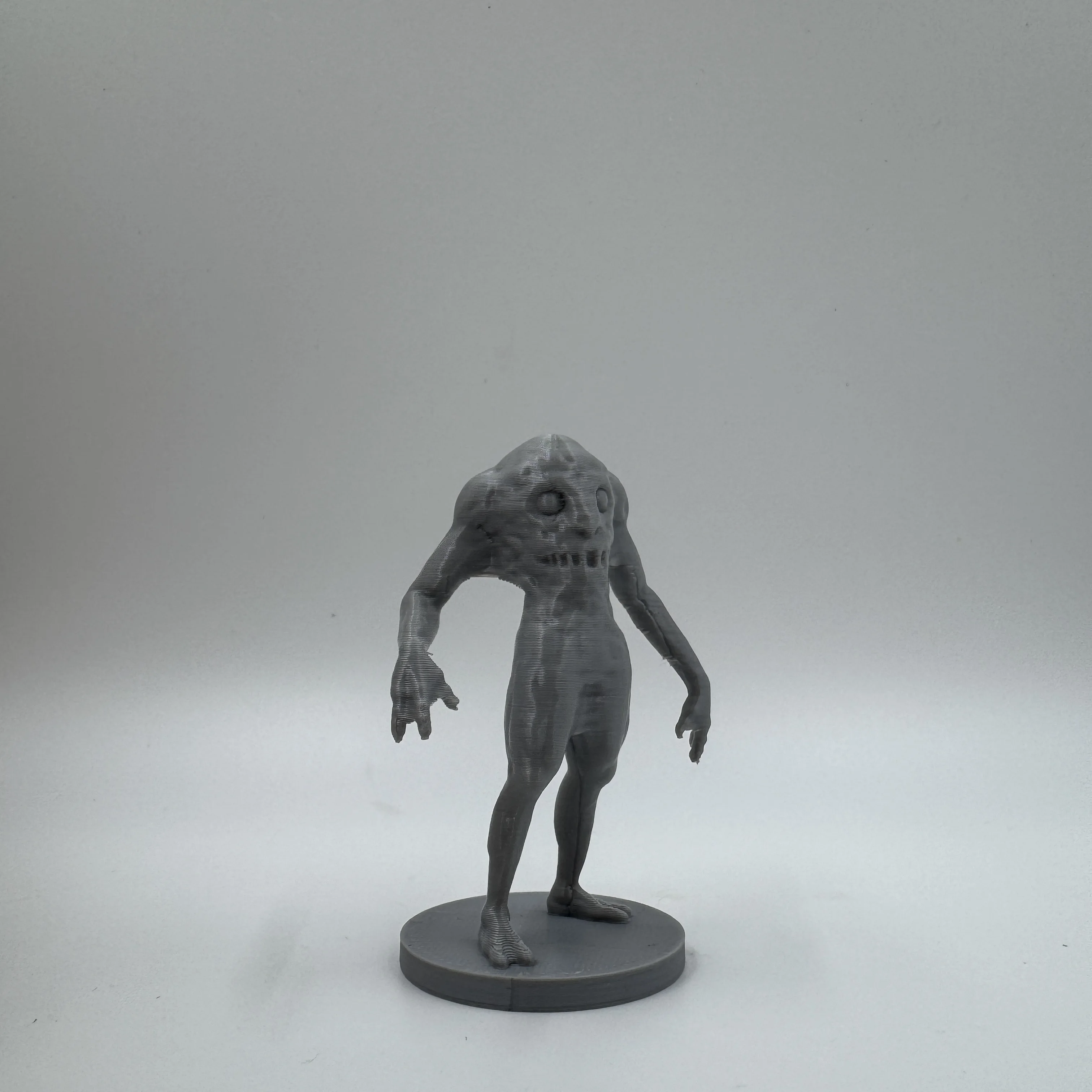 1pc Headless Monster Statue, Chest-Face Creature with Twisted Posture. Expertly Crafted Eerie Details. view 5