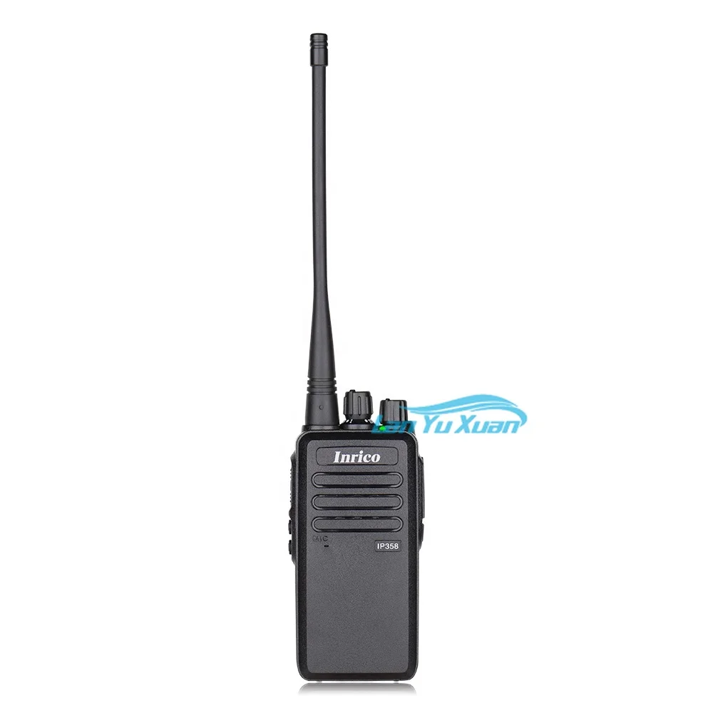 2 units Inrico IP358 Wireless interphone Portable long range walkie talkies 100km analog two way radios