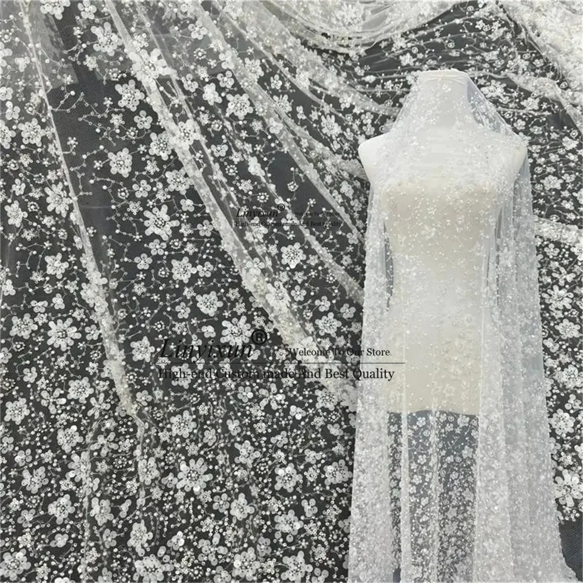 Abiti da ballo a sirena con perline scintillanti Abiti da festa senza maniche senza spalline Abiti da festa di nozze con perle al pavimento Personalizzati