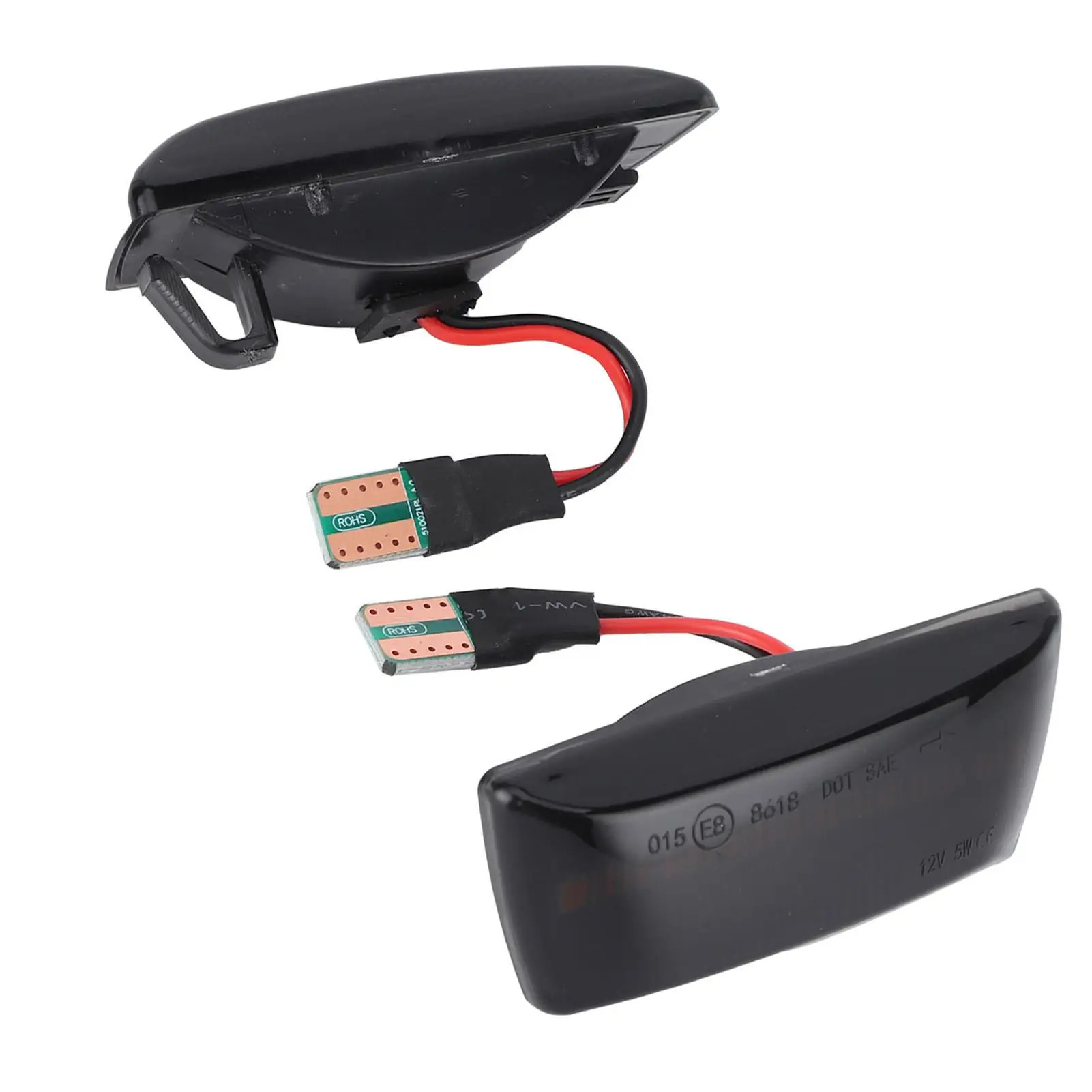 Clignotant latéral de modification de voiture, pour Opel Corsa D, couleur fumée, accessoires de voiture