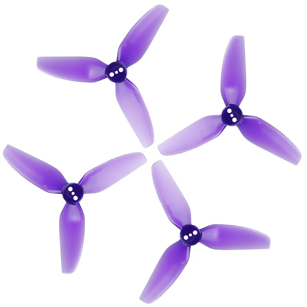 HQ Durable Prop T3X3X3/T3x4x3 Three bladed FPV Crossover Aircraft 3-inch Positive and Negative Propellers