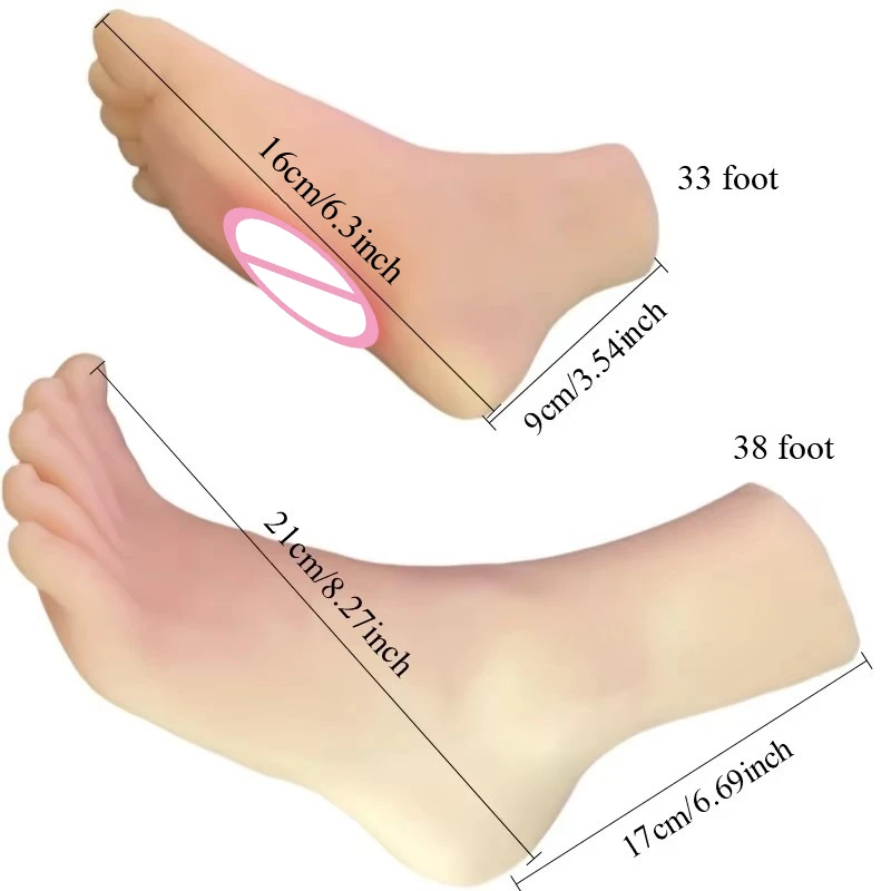 Foot Vagina Masturbator Soft Stick Sex Toys for Men Fetish Fake Pussy Adult Products Accessories Lifelike Woman Feet Model - Image 6