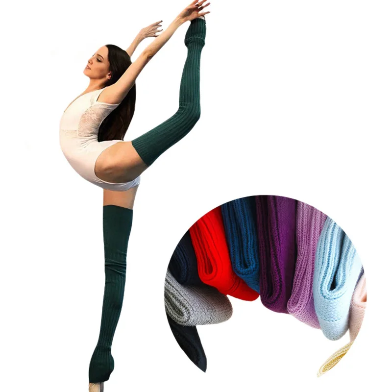 Women Girls Ballet Leg Warmers Knitted Socks Ballet Socks Ballet Stockings Yoga Socks Daily Wear Gym Fitness Dance Socks