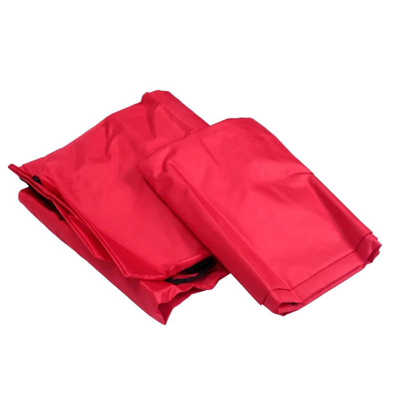 

Terrace Swing Chair Cover 2 Pieces / Set Universal Garden Chair Dustproof 3-Seater Outdoor Cover (Red)