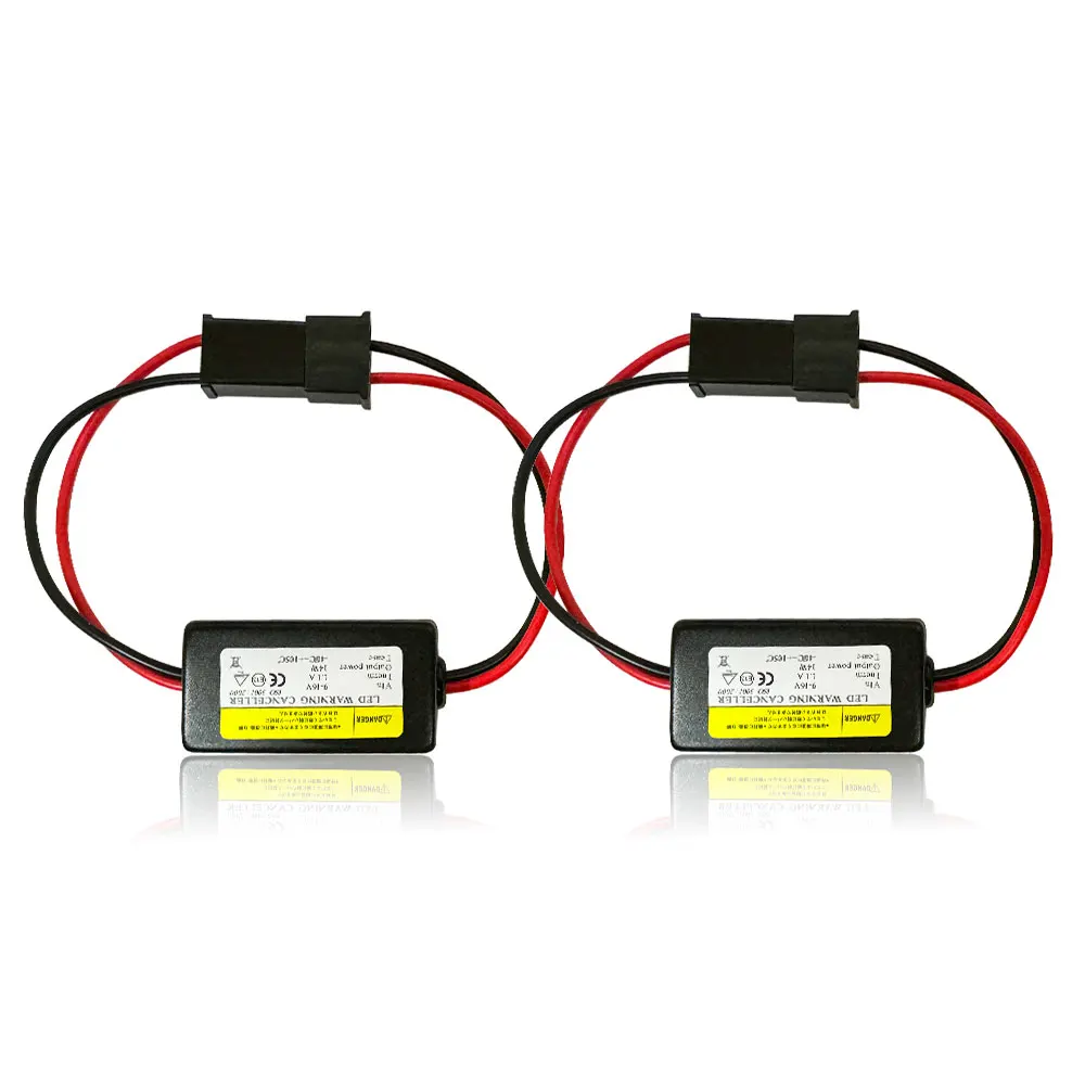 1pcs H1 H3 H7 H11 9005 9006 Car Load Resistor Error Canceller LED Decoder Canbus Free Wiring Canceller Decoder Light