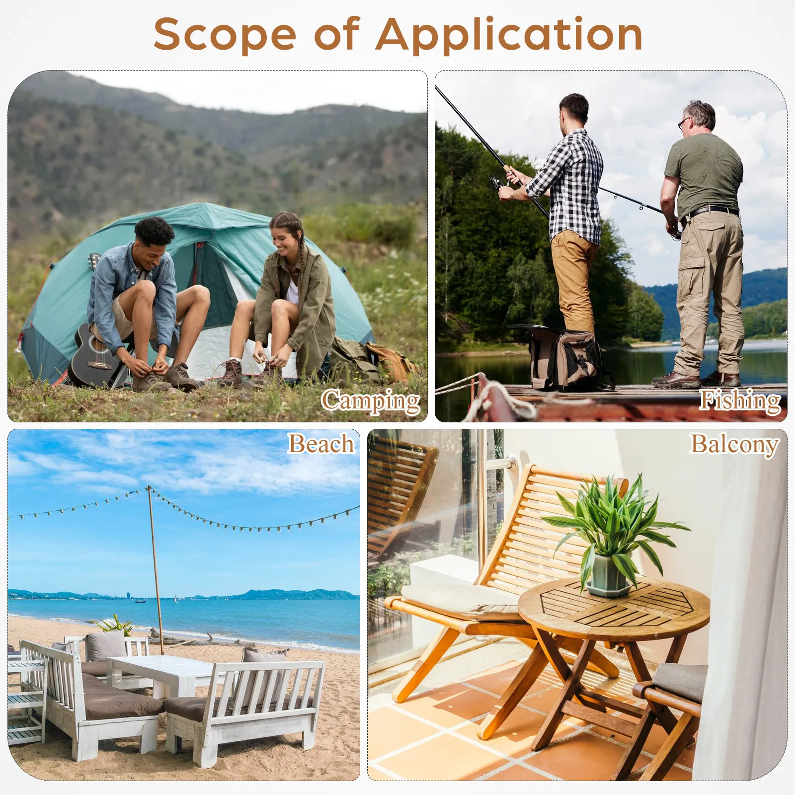 Portable Wooden Folding Side Table Compact Outdoor Small Table for Picnic Wine Serving Garden Plant Stand Flower Pot Shelf