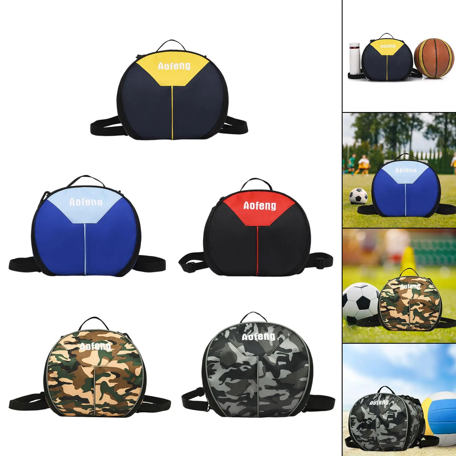 両面メッシュポケット付きバスケットボールショルダーバッグ,ポータブル,耐久性,防水,スポーツ,ボール,サッカー,収納バッグ