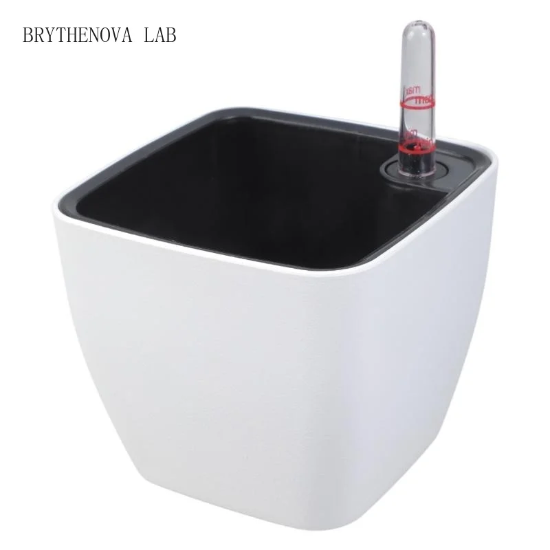 Plant Pots Self Watering Lazy Flower Pots Automatic Planter Automatic Water Absorbing Flowerpot with Level Water Device