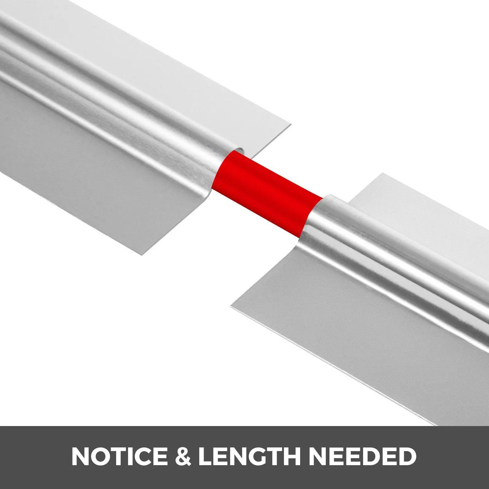 PEXチューブ用熱伝達プレート 4フィート 100枚 アルミニウム 1/2インチ U字型チャンネル対応 幅4.25インチ 厚さ0.016インチ 放射使用