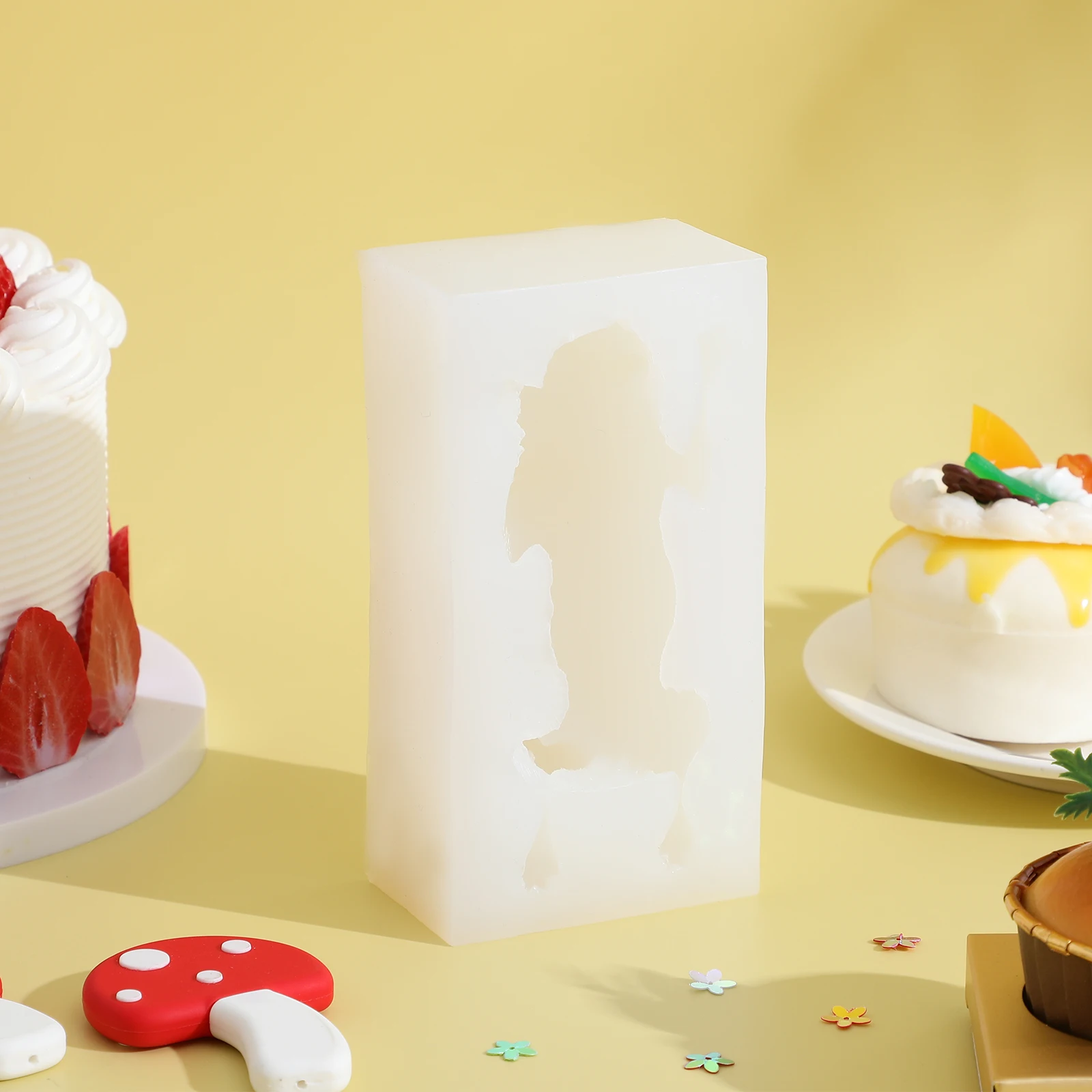 

3D Shar Pei Silicone Cake Mold Flexible Fondant Chocolate Mousse Polymer Clay Mold Food Grade Dishwasher Safe Reusable