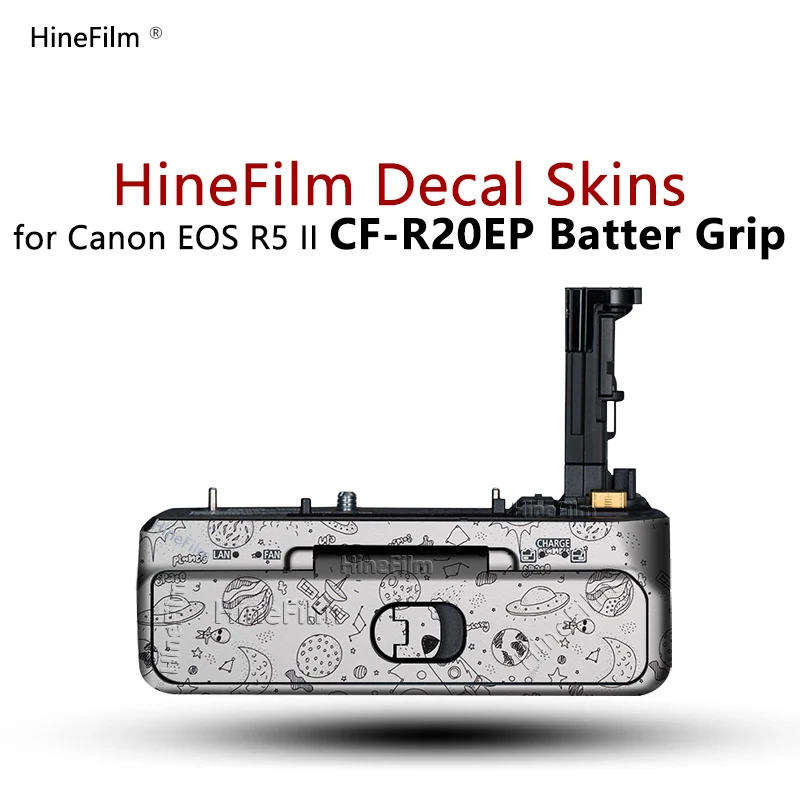 

Hinefilm Skin for Canon R5 Mark II Battery Grip Decal Skin Wrap Film CF-R20EP Sticker R5ii Camera Battery Grip Skin Protector