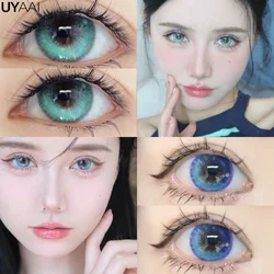 Uyaai Kleur Contactlenzen Met Dioptters Blauw Gegradueerde Gekleurde Lenzen Cosplay Kleur Lens Groene Lenzen Roze Lenzen Anime Lenzen