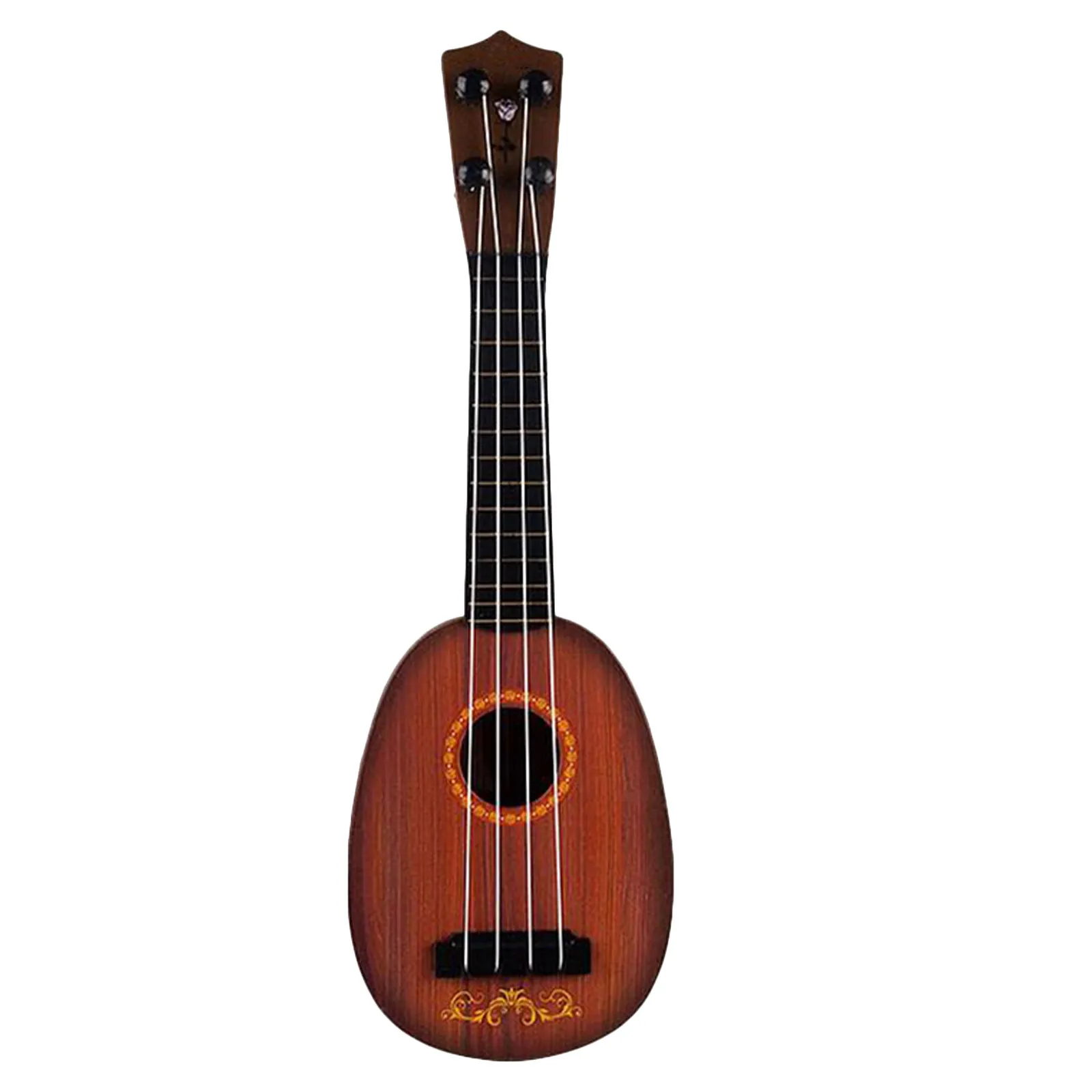 

Black Cylinder Simulated Ukulele for Kids Early Learning Musical Instrument Bright Colors Brain Development Fine Craft Eco
