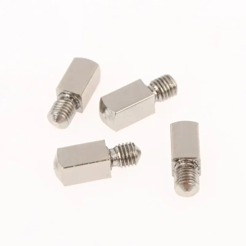 2Pcs Square Metal Drive Pin Stud Mixer Parts Connector Square Shaft Juicer Conversion Head Replace