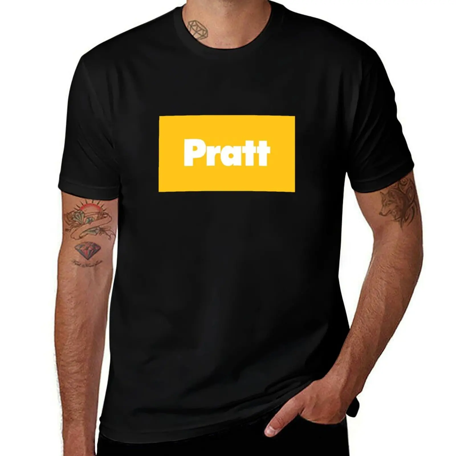 

Pratt Institute Logo T-Shirt cheap stuff cotton man t-shirts graphic t shirt vintage clothes for men