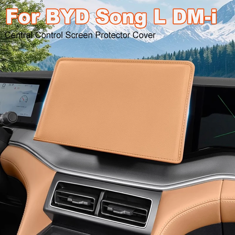 

Для BYD Song L DM-i защитная пленка для экрана центрального управления, защита от пыли и солнца, аксессуар для модификации салона автомобиля